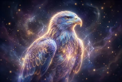 Krafttier Adler – Luft-Tier für Stirnchakra