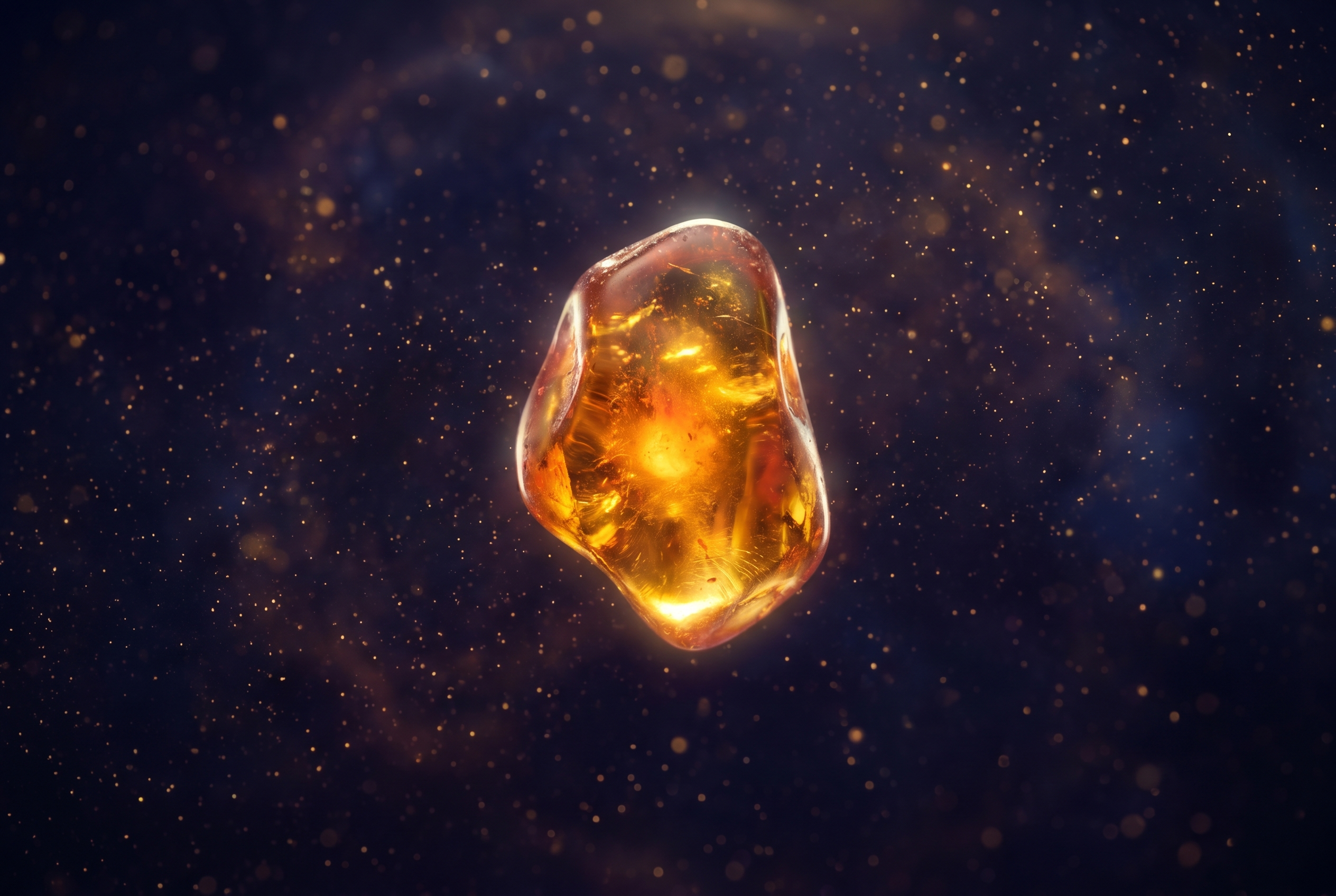 Bernstein (Gold/Honig) – Kraftstein für Solarplexus-Chakra