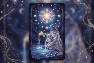 Tarotkarte Der Stern (Luft): Hoffnung, Inspiration, Heilung