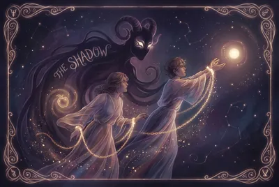 Tarotkarte Der Teufel (Erde): Bindung, Schatten, Illusion, Befreiung