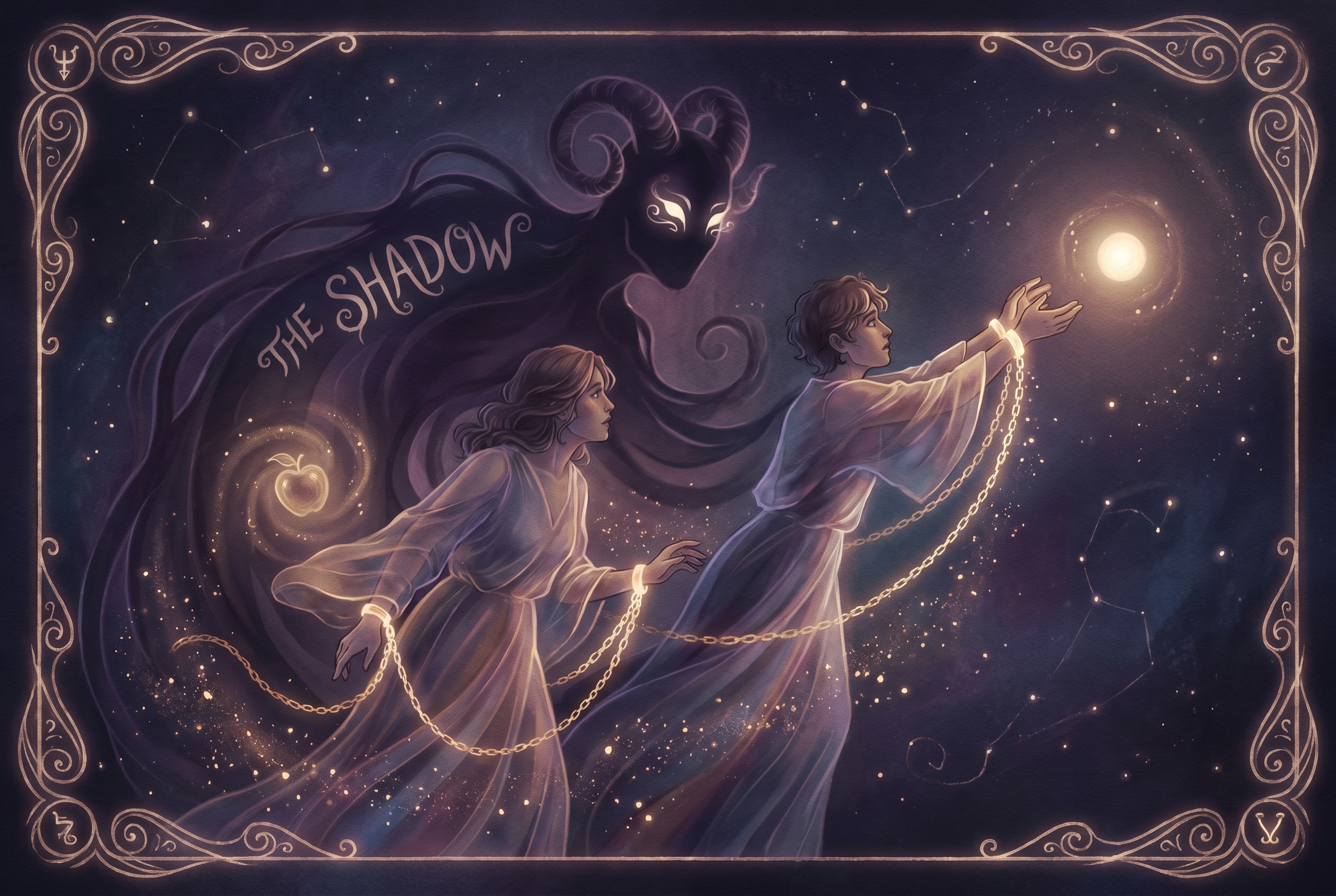 Tarotkarte Der Teufel (Erde): Bindung, Schatten, Illusion, Befreiung