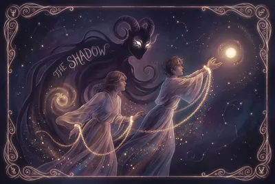 Tarotkarte Der Teufel (Erde): Bindung, Schatten, Illusion, Befreiung