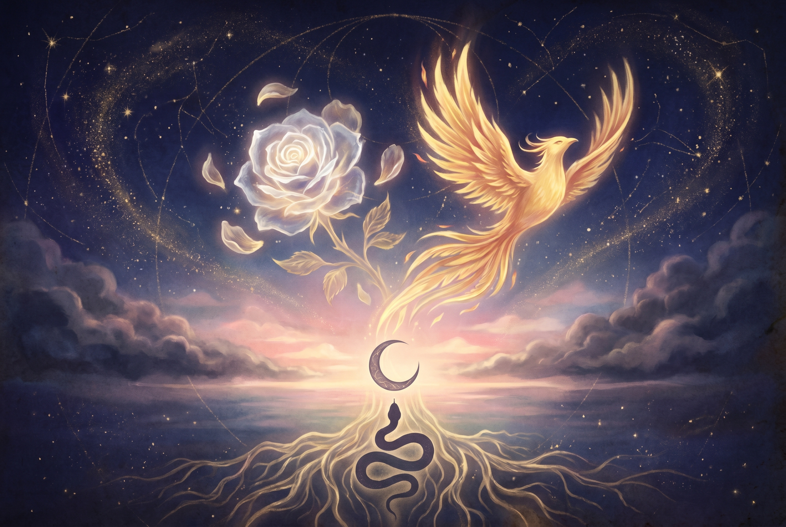 Tarotkarte Der Tod (Wasser): Transformation, Ende, Neubeginn