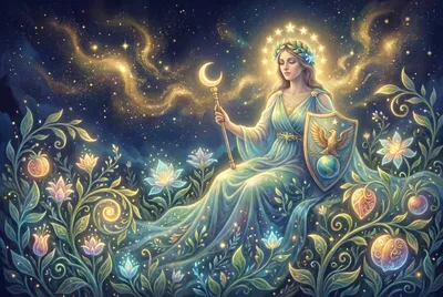 Tarotkarte Die Herrscherin (Erde): Fruchtbarkeit, Fülle, Sinnlichkeit
