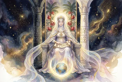 Tarotkarte Die Hohepriesterin (Wasser): Intuition, Mysterium, inneres Wissen