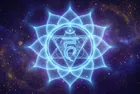 Halschakra (Vishuddha) – Chakra-Symbol in Blau