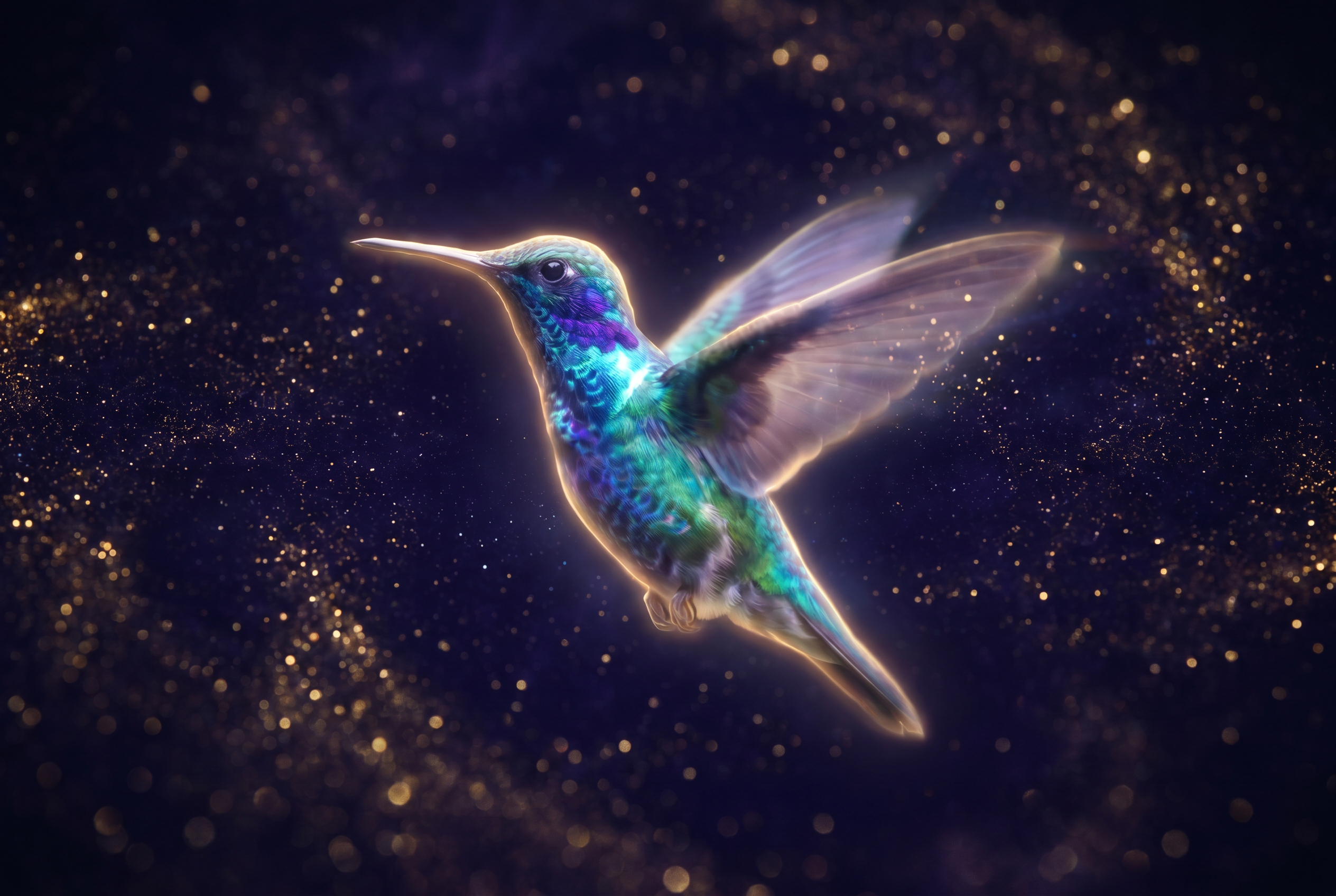 Krafttier Kolibri – Feuer-Tier für Herzchakra