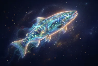 Krafttier Lachs – Wasser-Tier für Sakralchakra