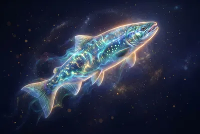Krafttier Lachs – Wasser-Tier für Sakralchakra