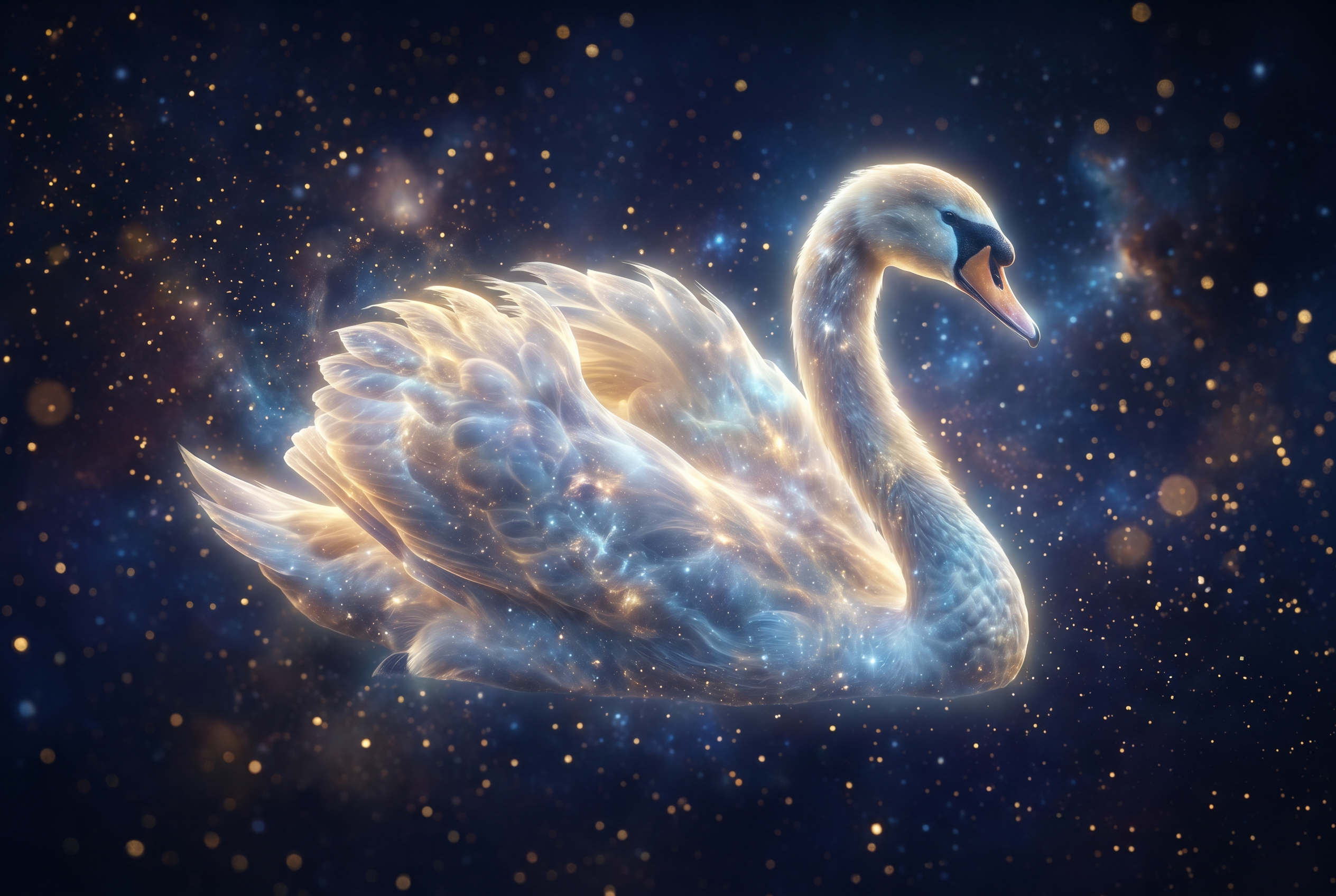 Krafttier Schwan – Luft-Tier für Herzchakra