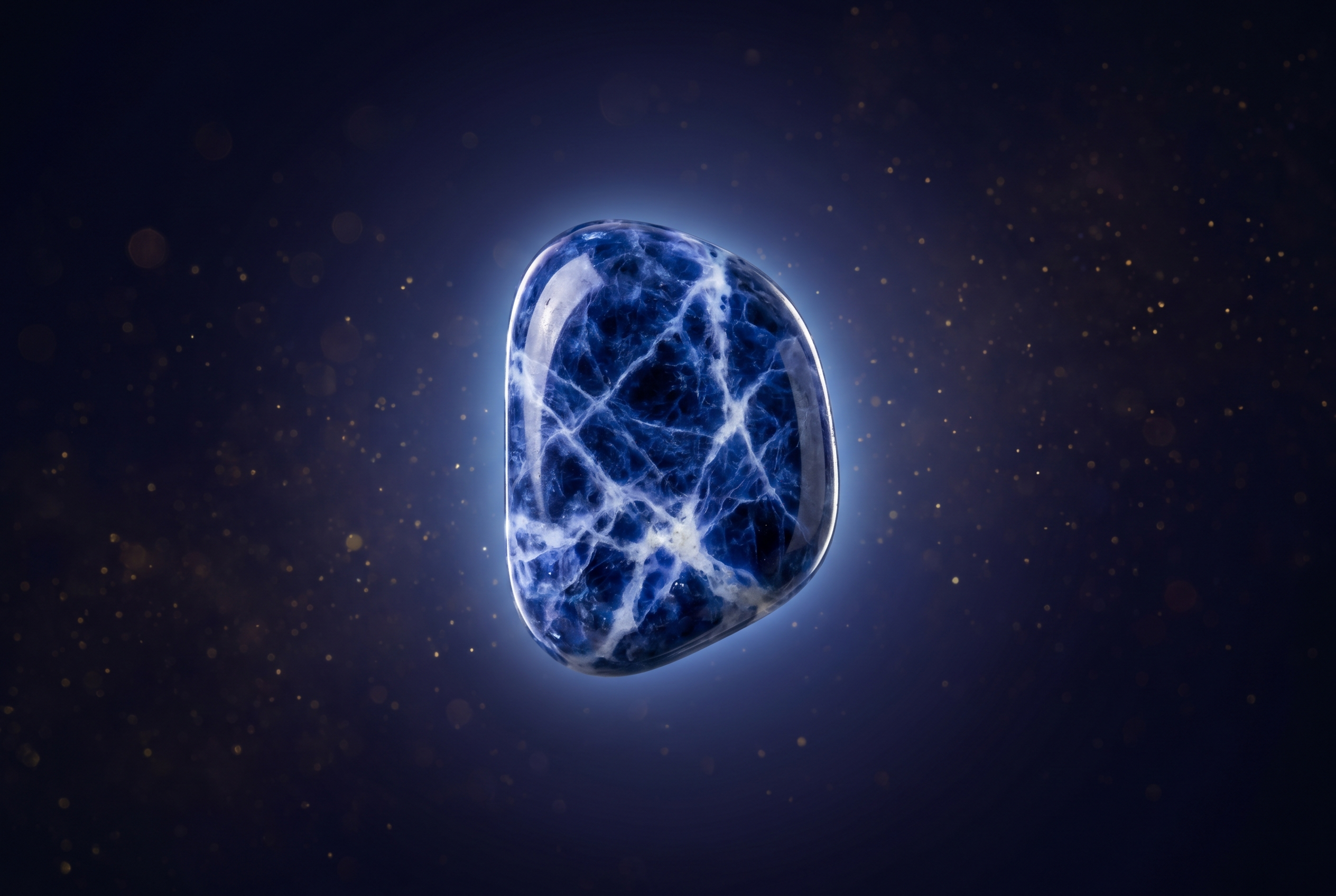 Sodalith (Blau) – Kraftstein für Stirnchakra