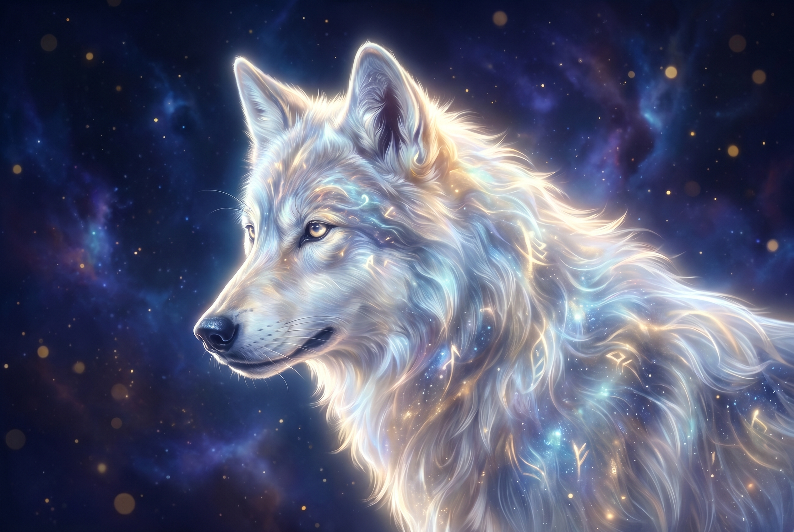 Krafttier Wolf – Erde-Tier für Halschakra