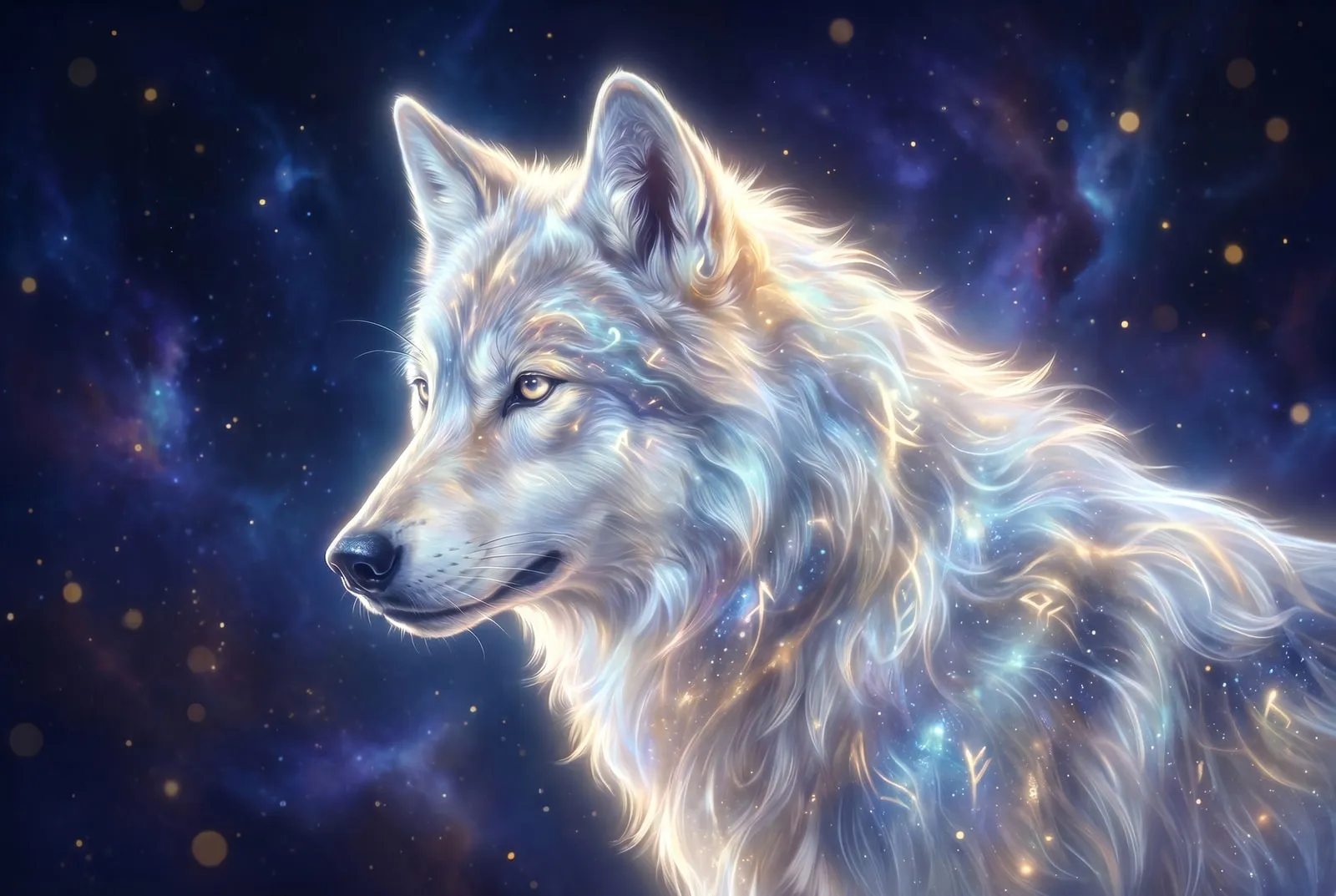 Krafttier Wolf – Erde-Tier für Halschakra