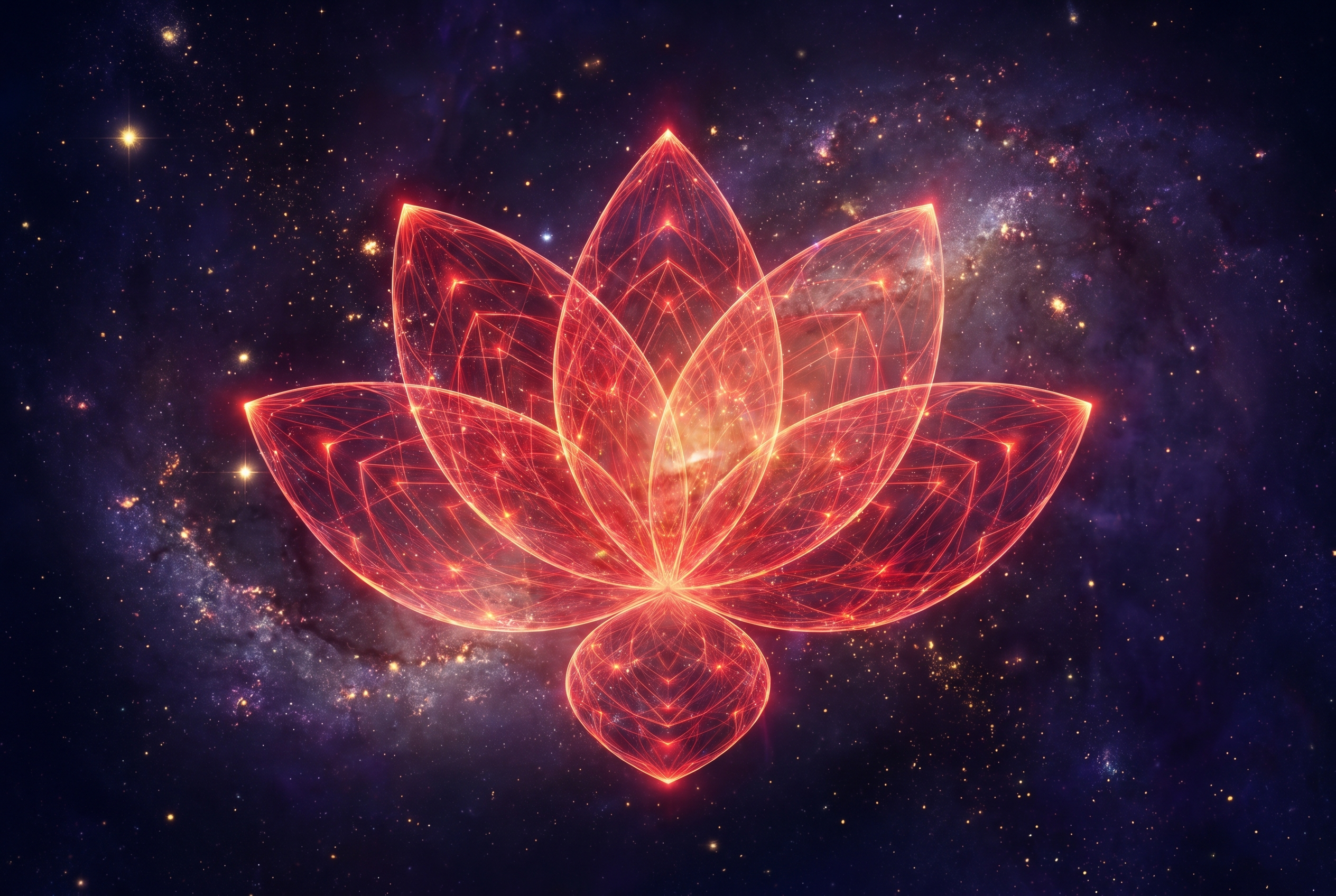 Wurzelchakra (Muladhara) – Chakra-Symbol in Rot